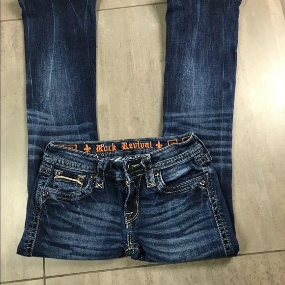 Women's ROCK REVIVAL Boot Cut Denim Jeans - Picture 7 of 7